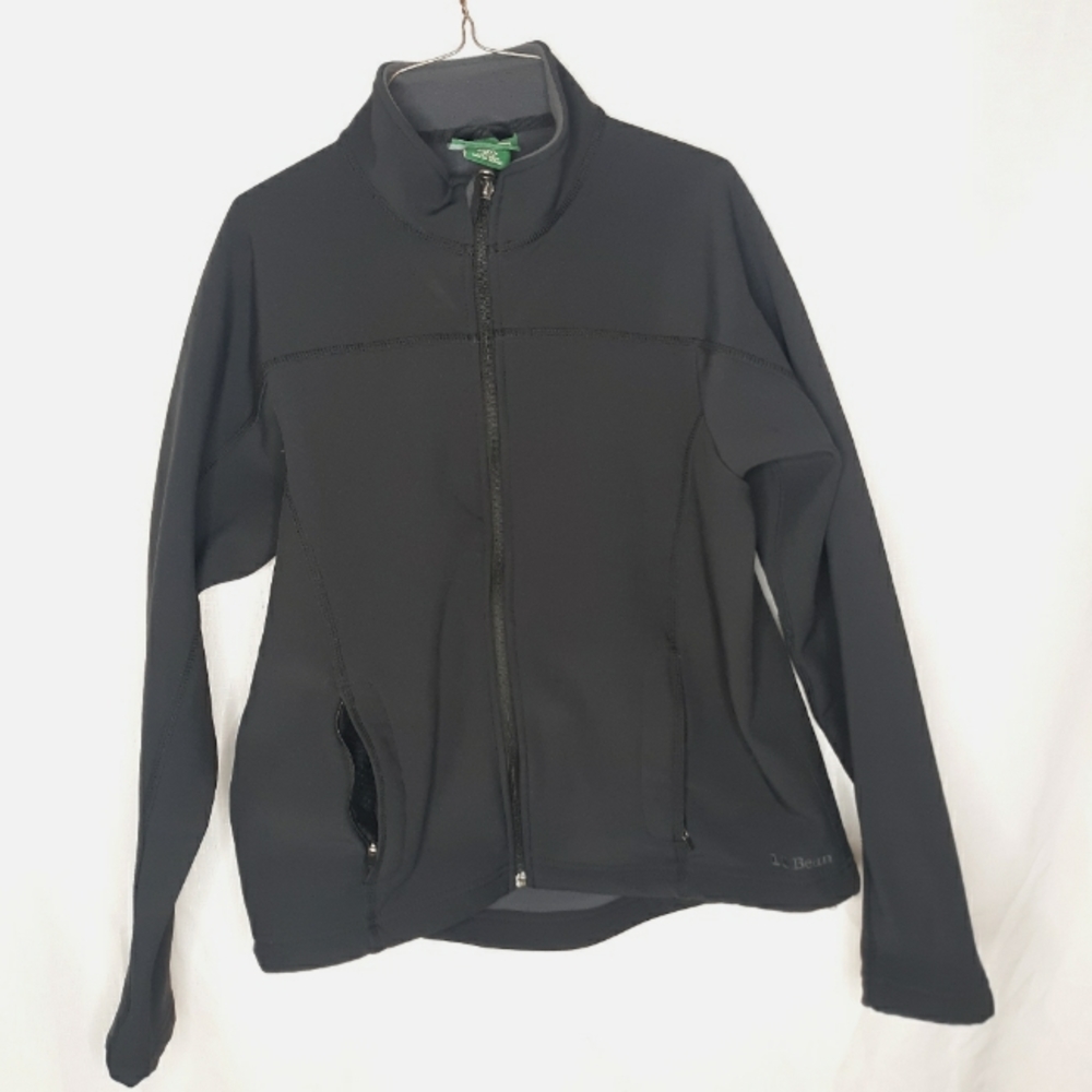 L.L. bean womens plain black jacket